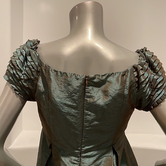 Twelve Couture  Rive  Gauche Mini  Dress  2007  Green  Size S - Picture 7 of 13